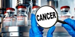 covid vaccines and word "cancer"