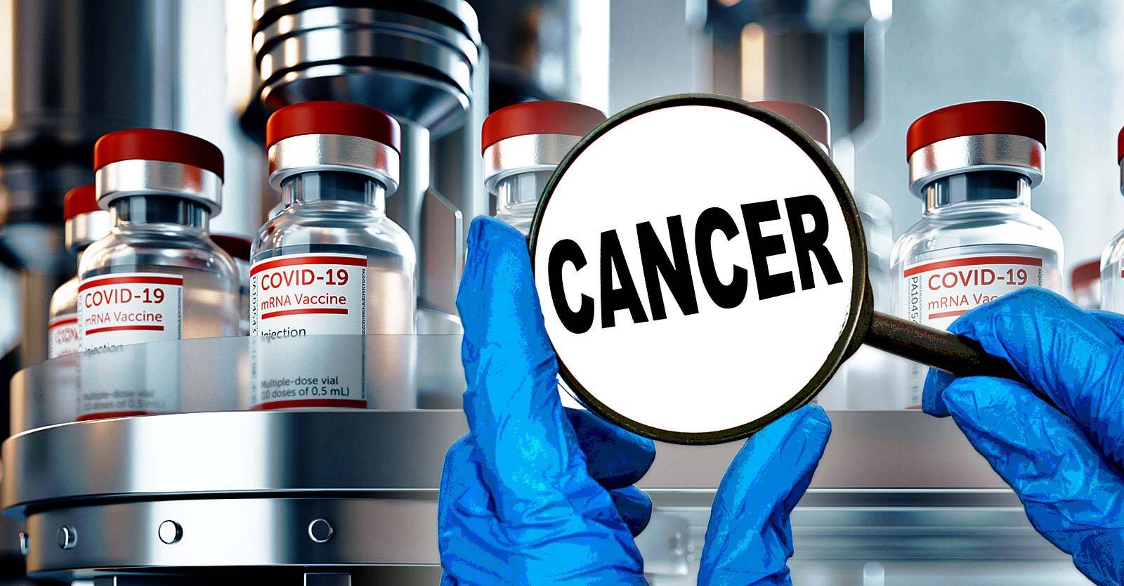 covid vaccines and word "cancer"