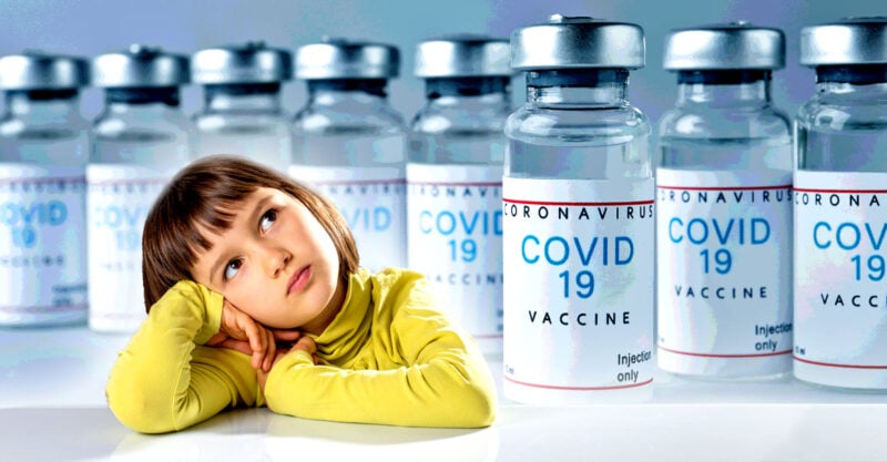 girl thinking and covid vaccines
