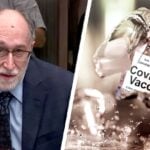 denis rancourt and covid vaccine bottle