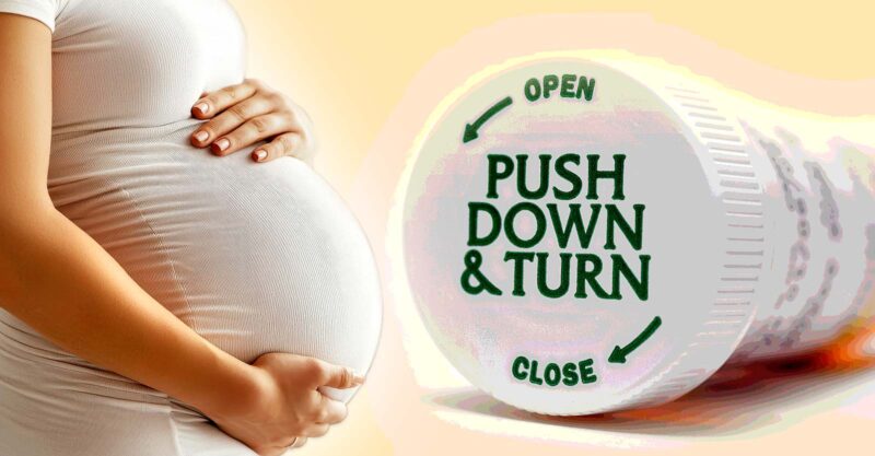 pregnant woman and prescription pills