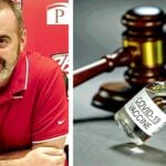 Nick Rolovich and covid vaccine and gavel
