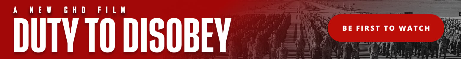Duty To Disobey Banner