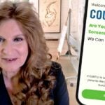 elizabeth horn and screenshot of COUNTai start page