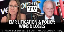 EMR Litigation & Policy: Wins & Losses - Photo of Miriam Eckenfels and Scott McCollough, Esq.