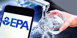 epa logo and tap water