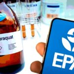 bottle of paraquat and epa logo