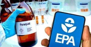 bottle of paraquat and epa logo
