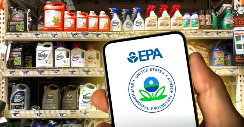 Roundup in store and epa logo