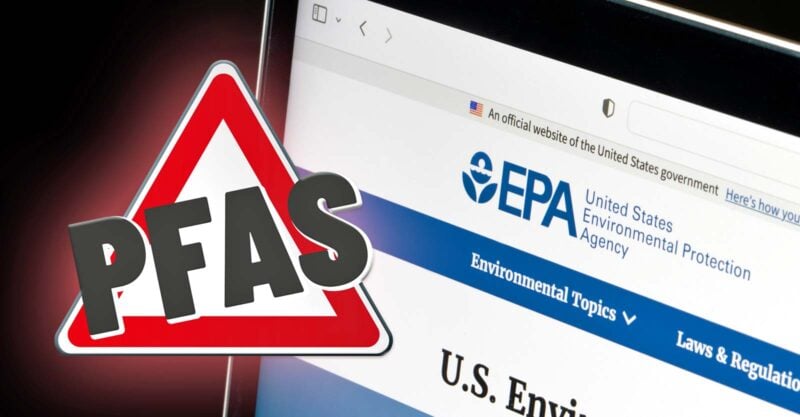 epa website and letters "pfas"