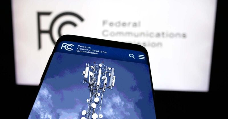 fcc logo and wireless tower