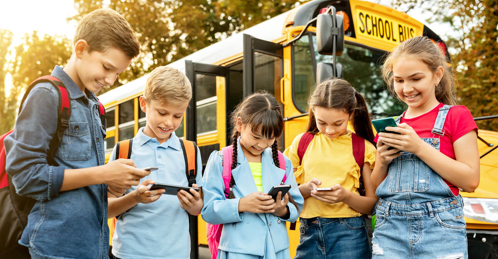 Kids WiFi school bus