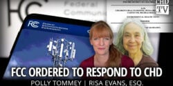 FCC Ordered to Respond to CHD - Photos of Polly Tommey and Risa Evans.