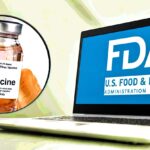 fda logo and flu vaccine bottle