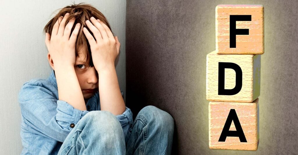 boy and letters "fda"