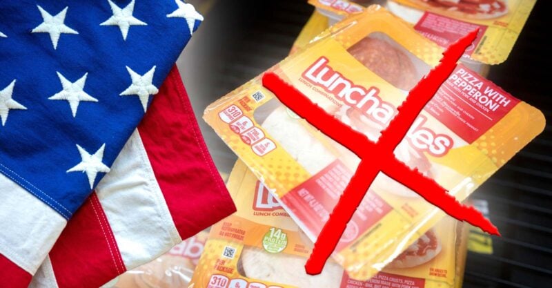 lunchables and u.s. flag