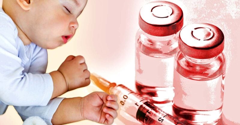 baby sleeping and vaccines