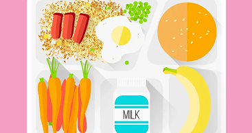 foods on a platter