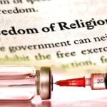 freedom of religion and vaccine