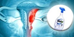 uterus and glyphosate bottle
