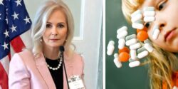 Watson and girl with a lot of pills