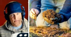 woody harrelson and soil on a farm