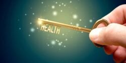 key with word "health" on it