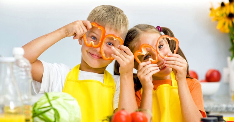 kids cooking