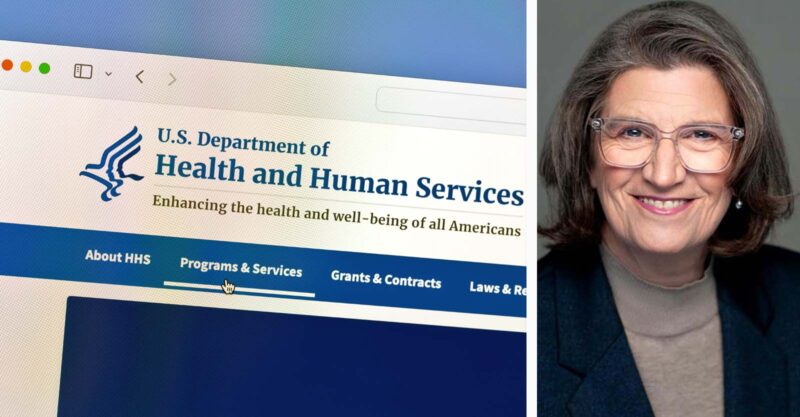 HHS website and Mary Holland