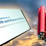 cell tower and hhs logo