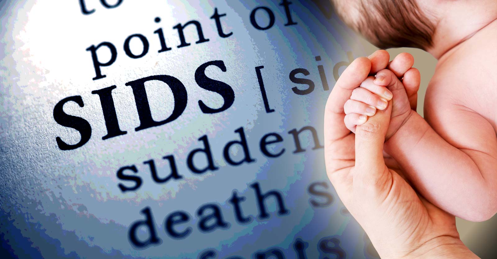 letters "sids" and baby
