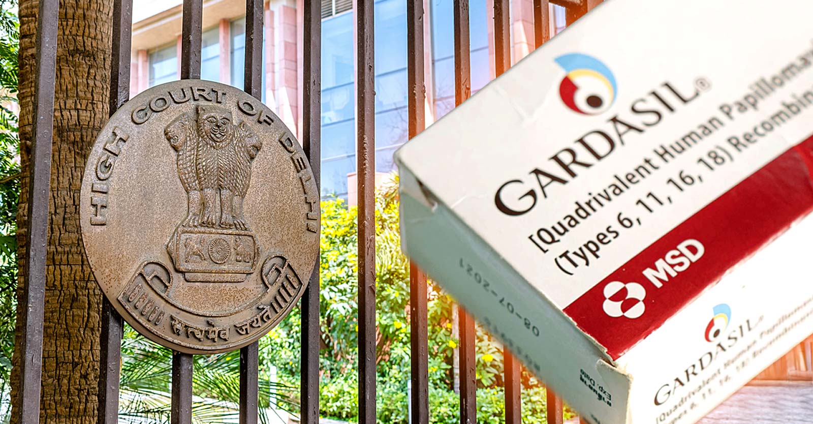 high court of delhi sign and gardasil package