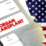 words "organ transplant" and u.s. flag