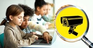 kids at school on computer