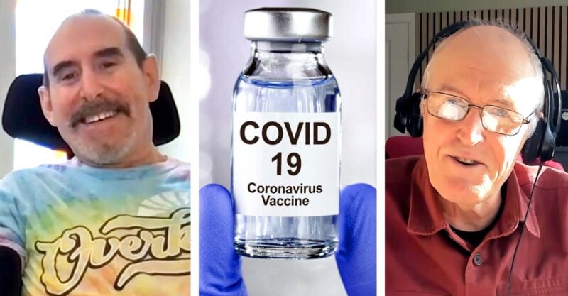 michael oesch, covid vaccine bottle and john campbell