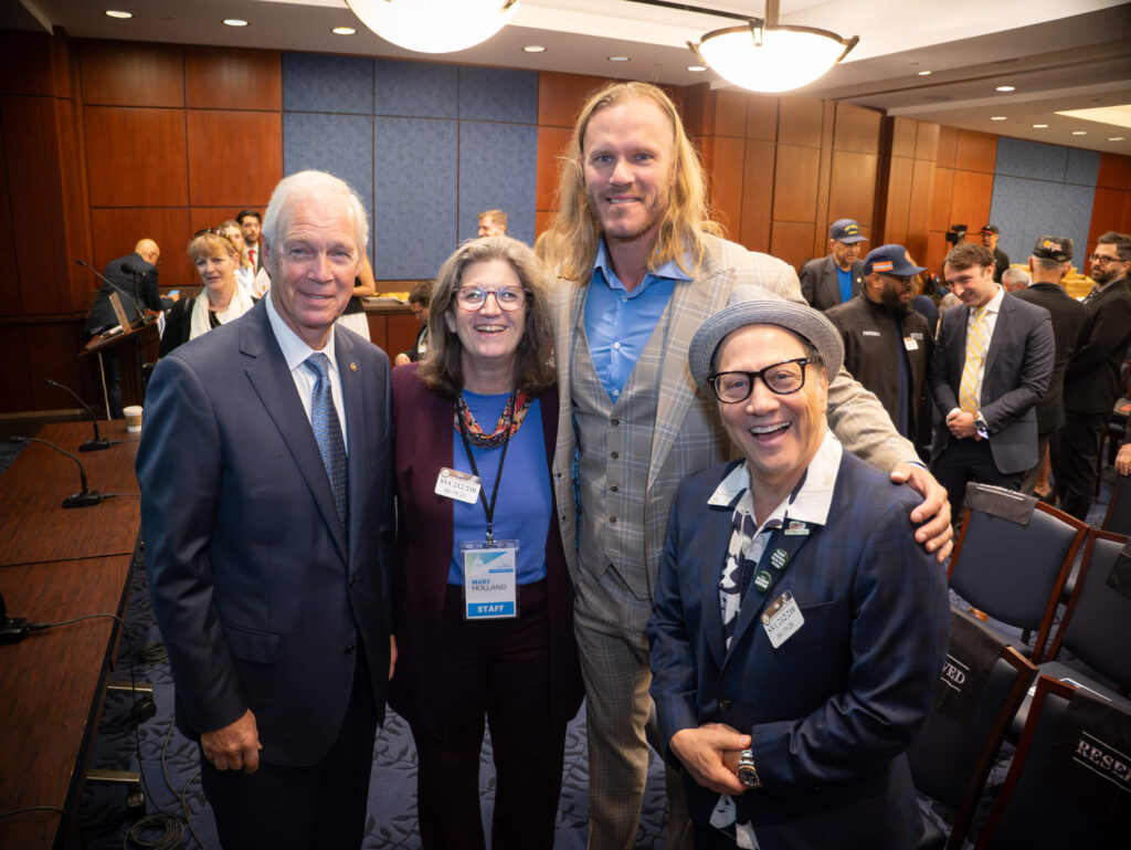 Ron Johnson, Mary Holland, Noah Syndergaard, Rob Schneider
