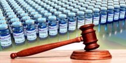 covid vaccines and gavel