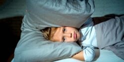 child having hard time sleeping