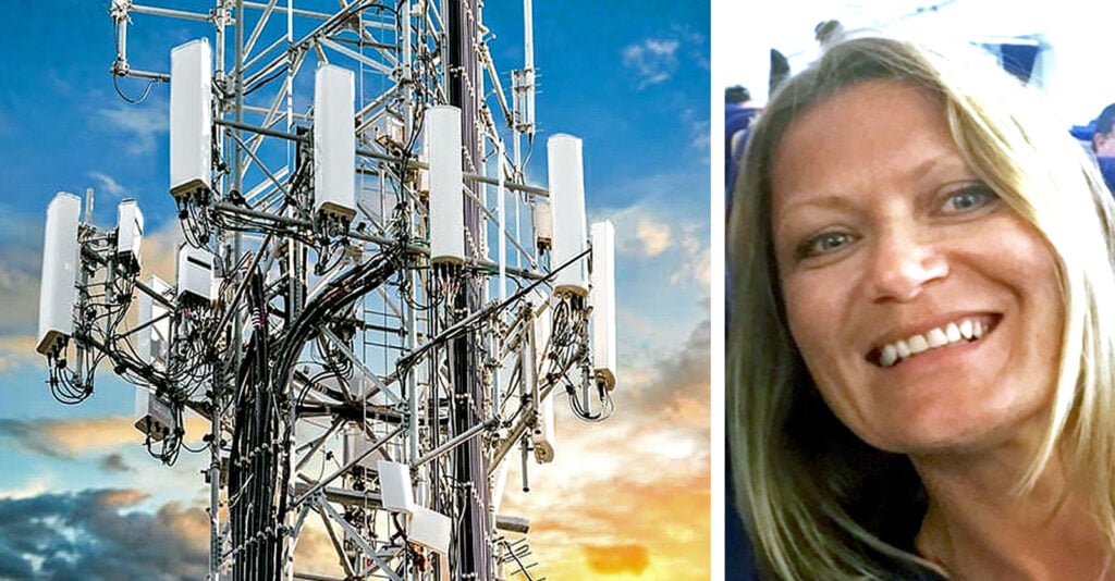 lenka kabilka and 5g tower