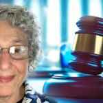 Meryl Nass and gavel