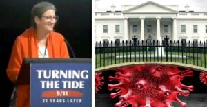 Mary Holland and white house and covid spike protein