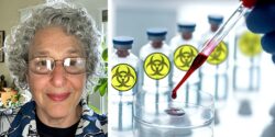 meryl nass and vaccine bottles