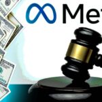 money and meta logo with gavel