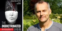 "The indoctrinated brain" book cover and Nehls