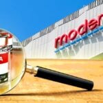 moderna building, mrna cancer vaccine bottle
