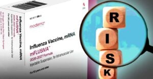 mflusiva package and word "risk"