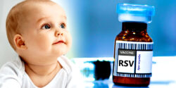 baby and rsv vaccine bottle
