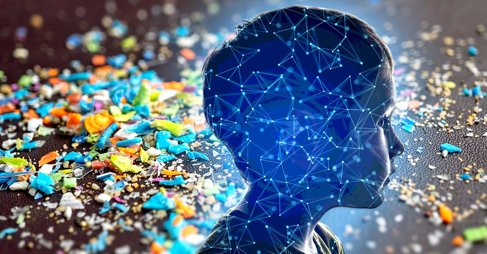 plastic pieces and boy