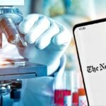 microscope and the new york times logo