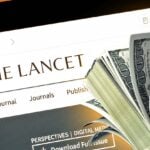 The Lancet website and money